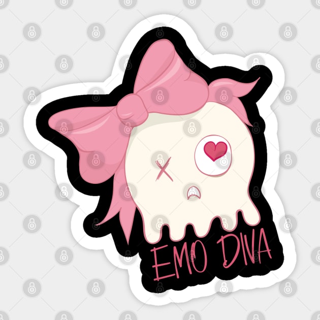 Emo Diva Sticker by kimmieshops